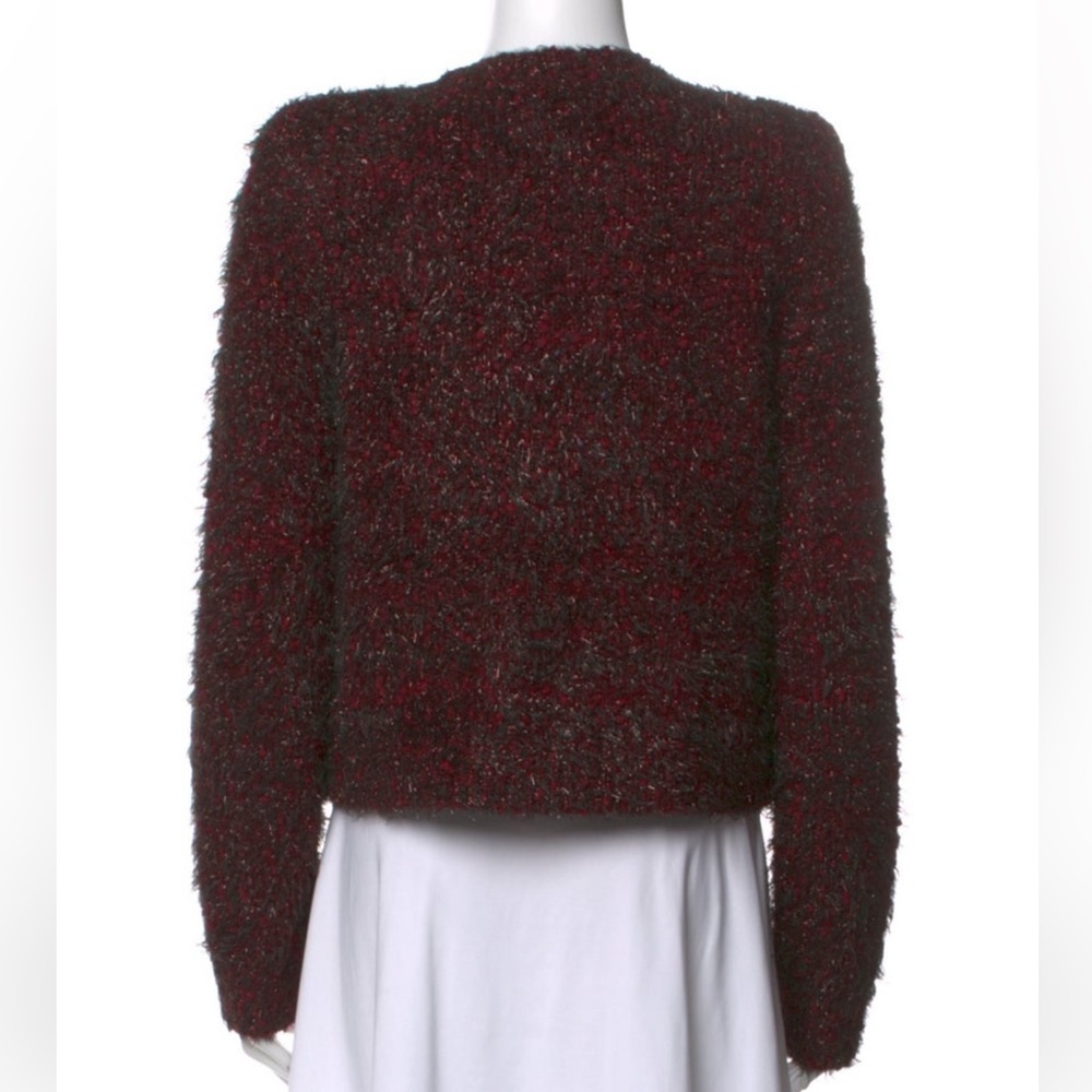 L'Agence Una Fuzzy Cardigan NWOT - Picture 7 of 8